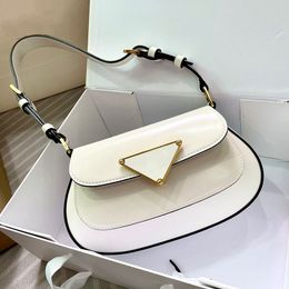 2024 Designer Hobo Bag Genuine Leather Shoulder Bag Triangle Handbag Quality Womens Wandering Chinese Bag Letter Envelope Pp Underarm Bags