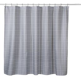 Curtain Curtains With Hooks - Linen Textured Waterproof 10 Easy-slide Gray Size 72 X 72"