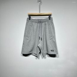 Men's Shorts Yohji Y3 Short Pants Yamamoto Fashoin Brand 23SS Summer Style Sportswear High Street Loose Straight Grey Male