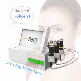 3 In 1 360 Degree Rotate Automatic Rolling Rf Equipment With Message Light Therapy Radiofrequency Roller Facial Lifting Anti Ageing Face Body Fat Reduction Machine37