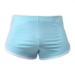 Underpants Summer Men'S Sexy Solid Colour Comfortable Underwear Boxer Pants Men Briefs Breathable Mens Slip Cueca Male Panties