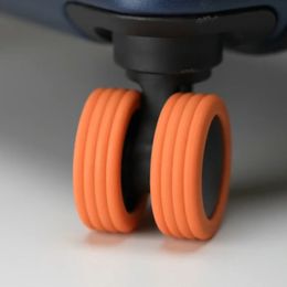 Bag Parts Accessories 8PCS Luggage Wheels Protector Silicone Caster Shoes Travel Suitcase Reduce Noise Guard Cover 230925
