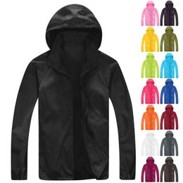 Women's Jackets Rain Jacket Breathable Raincoat Transition Lightweight With Hood For Spring Autumn Hiking