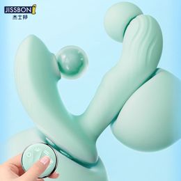 Vibrators Jissbon Remote Control Wearable Vibrating Female Sucking Slapping Vibrator Stimulate C Gspot Clitoris Vagina Sex Toys for 230923