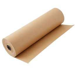 Packaging Paper 30 Meters Brown Kraft Wrapping Paper Roll for Wedding Birthday Party Gift Wrapping Paper Parcel Fresh Flower Art Craft Materials 230925