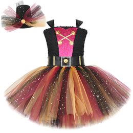 Girl's Dresses Sparkly Pirate Tutu Dress for Girls Christmas Halloween Costume for Kids Carnival Party Outfit Children Birthday Dresses Clothes 230925