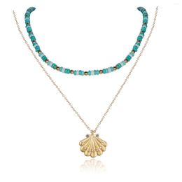 Pendant Necklaces Chicgrowth Seashells Pendants For Women Fashion Ladies Jewelry Gifts Trendy Luxury Jewellery Wholesale
