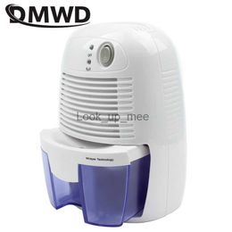 Dehumidifiers DMWD Mini dehumidifier household moisture absorber quiet basement dehumidifier wardrobe dryer moisture absorber 100V-240VYQ230925