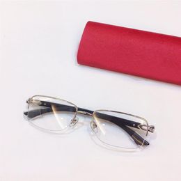 top quality 0288 womens eyeglasses frame clear lens men sun glasses fashion style protects eyes UV400 with case1828