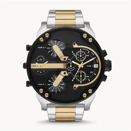 DZ watch Mr Daddy 2 0 Chronograph Two-Tone Stainless Steel Watch DZ7459233r