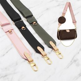 Luxury Adjustable Shoulder Bag Straps Coin Purse Metal Button Handbag Strap Famous Brand Replacement Bag Strap for Crossbody Bag 2260S