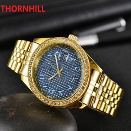 Fashoin style men women Arabic numerial watch quartz movement all diamonds ring iced out watchs high quality unisex dress lady clo231B