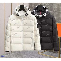 Men's Down Parkas 2023 Classic Designer Men's Winter Coat Down Jacket Light Trench Coat Hoodie Black Women's Coat