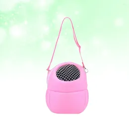 Dog Carrier 1pc Pet Breathable Bag Portable Cotton Outdoor Messenger Supplies For Squirrel Size S (Pink)