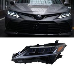 Car Front Lamp Upgrade for Toyota Camry 8th 20 18-2023 LED Lens Headlights Width Lights Turn Signal Headlamp Accessory