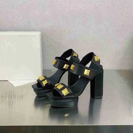 Balmais New Luxurious top Womens Flange quality Slugged bottom High Heel 11.5CM Sandals Casual Paris Shoes Size 35-