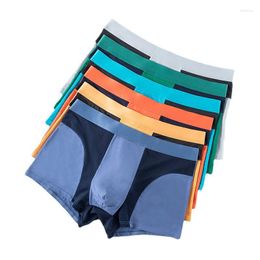 Underpants Breathable Mesh Pure Cotton Men's Underwear Antibacterial Sports Boxer Shorts 3PCS