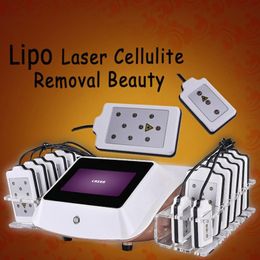 Professional Diode Lipolaser Cellulite Removal Fat Burning Lipo Laser Body Slimming Machine With 14Pads477