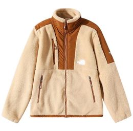 23ss autumn winter fleece jackets men designer jacket zipper stand collar Solid color mens coat