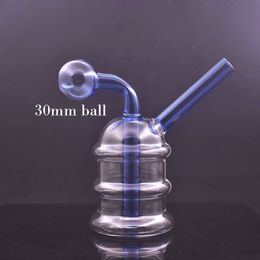 Wholesale Hookah Bubbler Smoking Water Pipe Glass Oil Burner Bong Water Pipes for Rigs Bongs Small Mini Dab Rig Heady Smoking Ash Catcher Cheapest