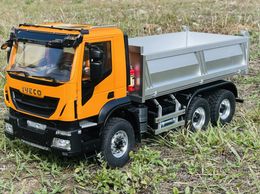 Fury Bear 1/14 6x6 Wheel Lock Reduction Differential Bridge Hydraulic Dump Truck Painting For Tamiya Lesu For Scania Man Parts
