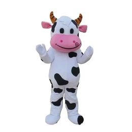 Halloween Cow Mascot Costumes Halloween Cartoon Character Outfit Suit Xmas Outdoor Party Outfit Unisex