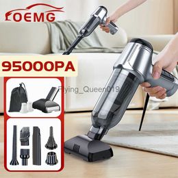 Vacuum Cleaners 95000PA Portable Wireless Car Vacuum Cleaner Powerful Strong Suction Handheld Cleaning Machine for Home ApplianceYQ230925
