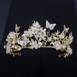 Hair Clips Lovely Crown Headband Crystal Quinceanera Bridal Wedding Tiaras Birthday Prom Costume For