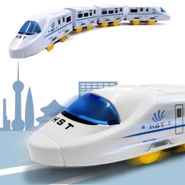 ElectricRC Track Genuine ABS Low Noise Electric Bullet Train Toys High-Speed Train Model Toy For Boys Girls Education Toys Realistic Train Toys 230925