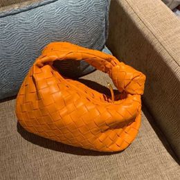 Jodie Bag Bottegass Designer Asigo Same Orange Handbag Cloud Versatile Woven Handbag Leather Shoulder Crossbody Bags Logo Venetass