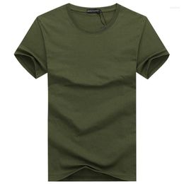 Men's Suits A2807 Simple Creative Design Line Solid Colour Cotton T Shirts Arrival Style Short Sleeve Men T-shirt Plus Size