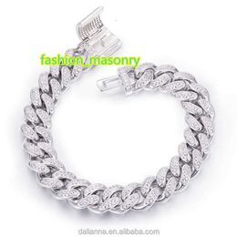 Pendant Necklaces Pass Diamond Tester Custom Moissanite jewelry 925 Silver cuban link chain diamond VVS Moissanite chain