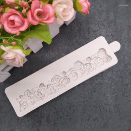 Baking Moulds Sugarcraft Rose Flower Silicone Mould Fondant Cake Decorating Tools Chocolate Gumpaste