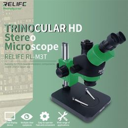 Household Tool Set Microscope Continuous Zoom Microscope With Camera for Phone PCB Electronic Repair Device Tools Professional Han254R