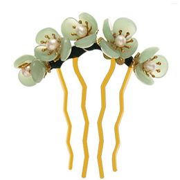 Hair Clips Flowers U-Shaped Hairpin DIY Hairstyle Charming Accessories For Female Women Styling