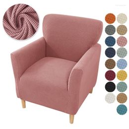 Chair Covers 1Pcs Elastic Jacquard Tub Sofa Cover For Study Bar Living RoomSingle Couch Stretch Spandex Club Armchair Slip