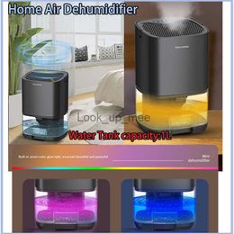 Dehumidifiers 1L Electric Dehumidifier for Wardrobe Air Humidifiers Moisture Anti Humidity Absorbent Dehumidifier for Home OfficeYQ230925