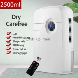 Dehumidifiers 2022 Newest Home Dehumidifier With 2500ML Water Tank Home Mute Moisture Absorbers Air Dryer For Kitchen Bedroom OfficeYQ230925