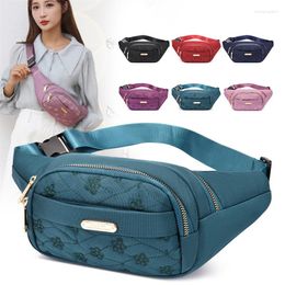 Waist Bags Women Crossbody Chest Bag Female Oxford Waterproof Belt Ladies Fashion Fanny Pack Banana Hip Purse