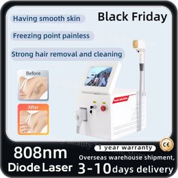 808nm Diode Laser Hair Removal Machine Pores Whiten Brighten Complexion Lighten Spots Tighten Skin For Salon