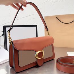 Luxury Handbag New Designer Crossbody Tabby Bag Shoulder Bag For Women Genuine Leather Female Fashion Sacoche Borse Bolsowomens Man Tabby Bag Flap