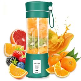 1pc Electric 12.85oz Juicer Cup Upgrade Your Diet With This 12.85oz Rechargeable USB Portable Blender - Perfect For Shakes, Smoothies, Juicing & Travelling