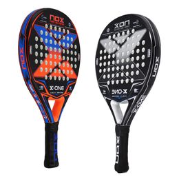 Tennis Rackets Padel Tennis Racket High Balance 3K Carbon Fibre With EVA SOFT Memory Padel Paddle Smooth Surface For Training Accessories 230925