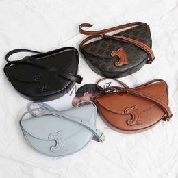 Shoulder Bags Half Round Bag for 2023 New Half Moon Bag Single Shoulder Crossbody Bag Underarm Bagstylishyslbags