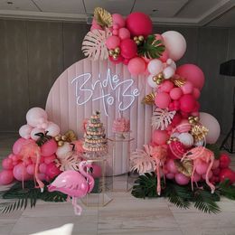 Other Event Party Supplies 112pcs Tropical Hawaiian Balloon Garland Arch Kit Baby Shower Wedding Summer Party Flamingo Balloons Birthday Decoration Kids 230923