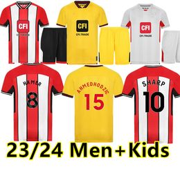 23 24 SHEFFIEL UniTEdS soccer jerseys home away third Limited Promotion Sander Berge UNITED John Egan Rhian Brewster Anel Oliver SHEFFIELDs Men kids football shirt