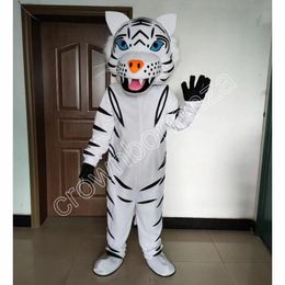 Tiger Mascot Costumes Halloween Cartoon Character Outfit Suit Xmas Outdoor Party Outfit Unisex Promotional Advertising Clothings