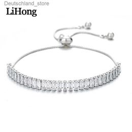 Charm Bracelets 925 Sterling Silver Bracelet Butterfly Pendant Zircon Crystal Adjustable Bracelet for women Jewellery Q230925