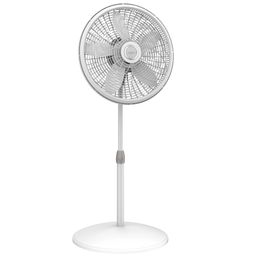 Oscillating 3-Speed Elegance Performance Pedestal Fan Home Appliance White Floor Standing Fan Electric Appliances