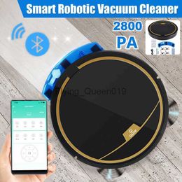 Vacuum Cleaners Vacuum Cleaner Robot Smart 2800PA Remote Control Wireless Auto Cleaning Machine Floor Sweeping Wet Dry Vacuum Cleaner For HomeYQ230925